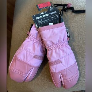 Dakine Trigger Mitt Pink Quilted Waterproof Insulated Snowboarding Skiing NWT